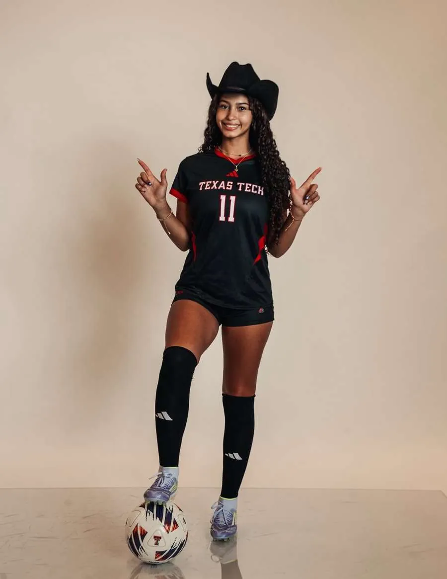 Camila Adame during a soccer match
