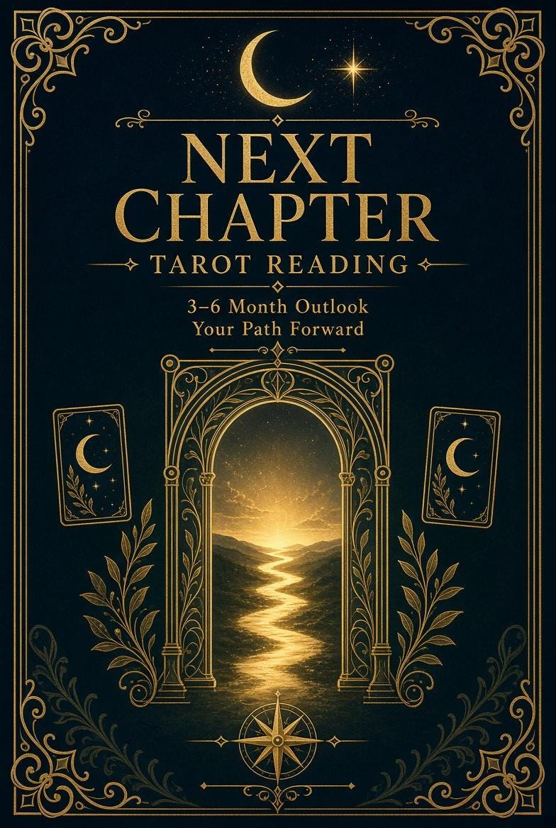 Next Chapter Tarot Reading | 3–6 Month Future Outlook- Same day