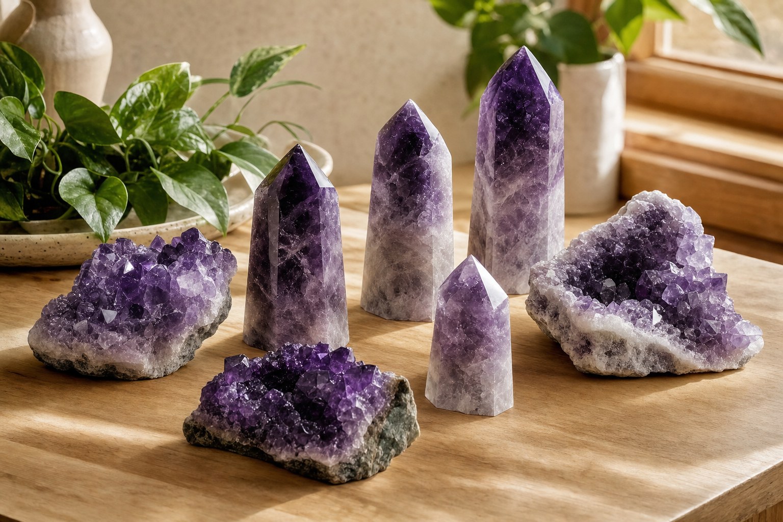 Crystals selection