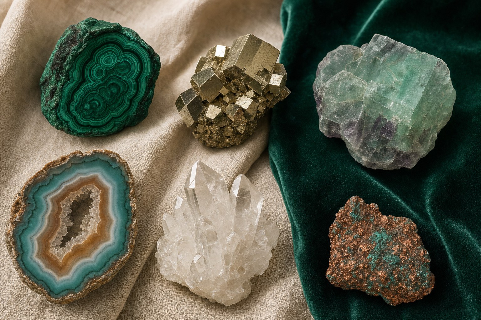 Minerals selection