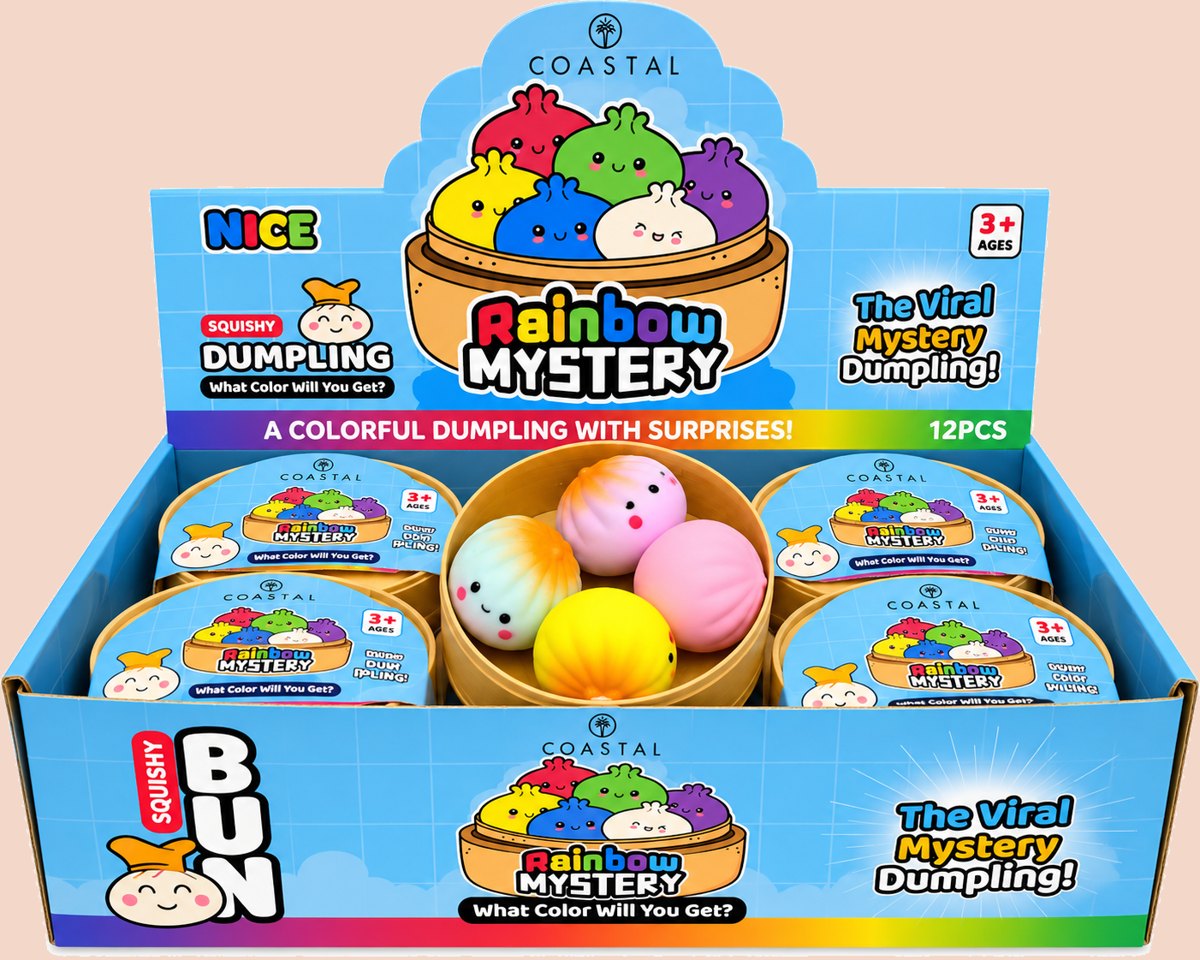 Mini Dumpling Squishy Set