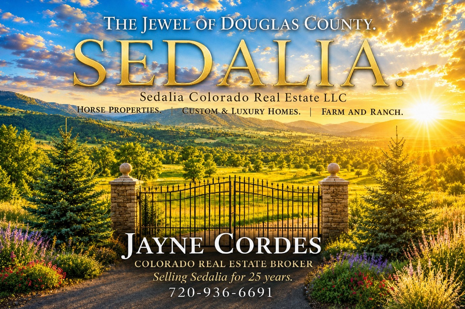 Sedalia Colorado Real Estate LLC, the Jewel of Douglas County