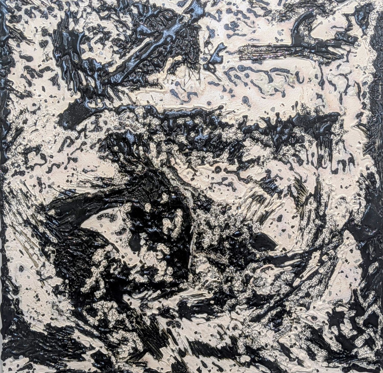 Rotating Visions with Rotating Views #A #B   3 paintings by Dawud Shabazz