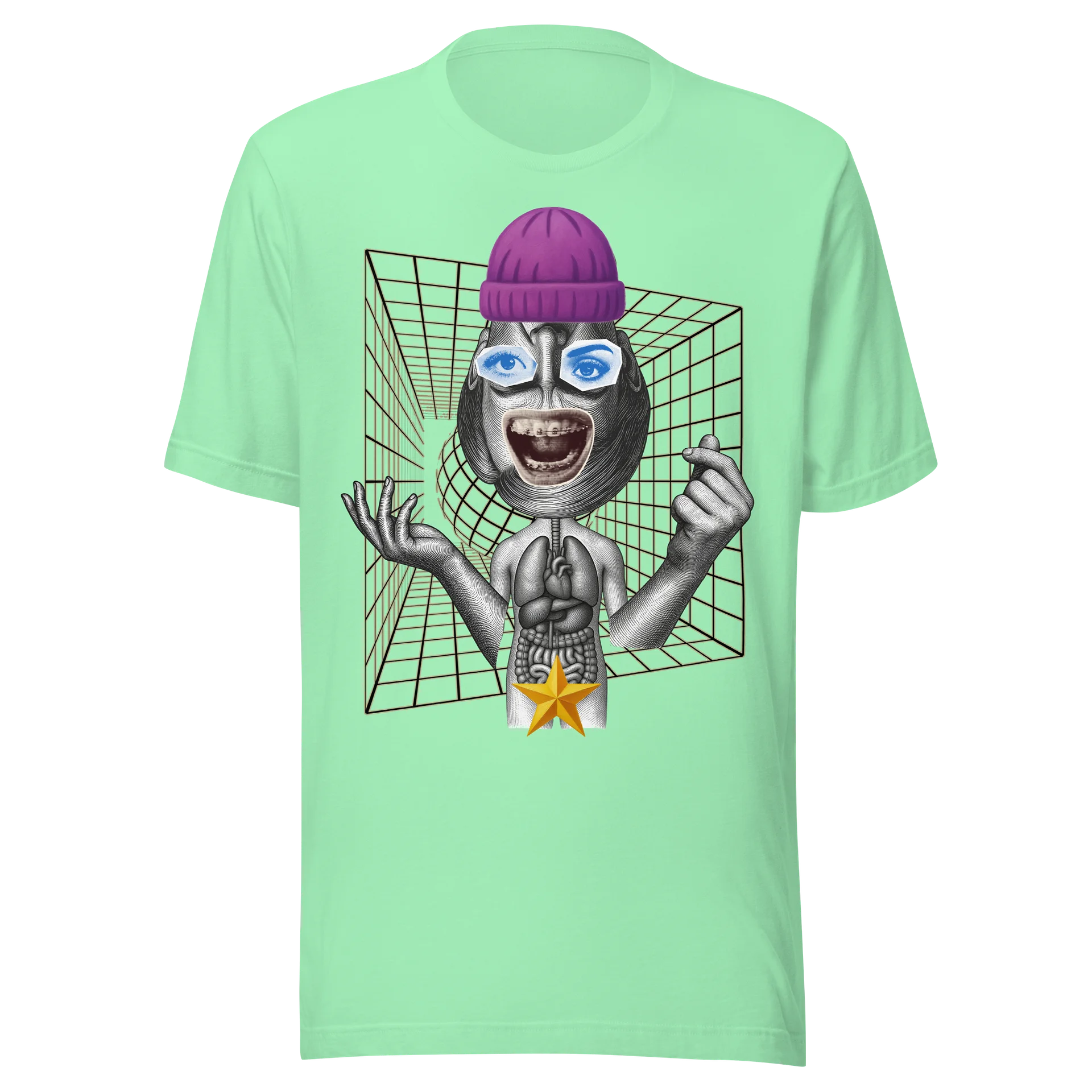Body Collage Unisex T-Shirt product artwork