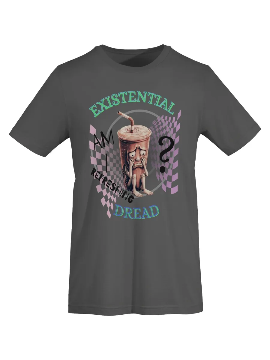 Existential Dread Beverage T-Shirt product artwork