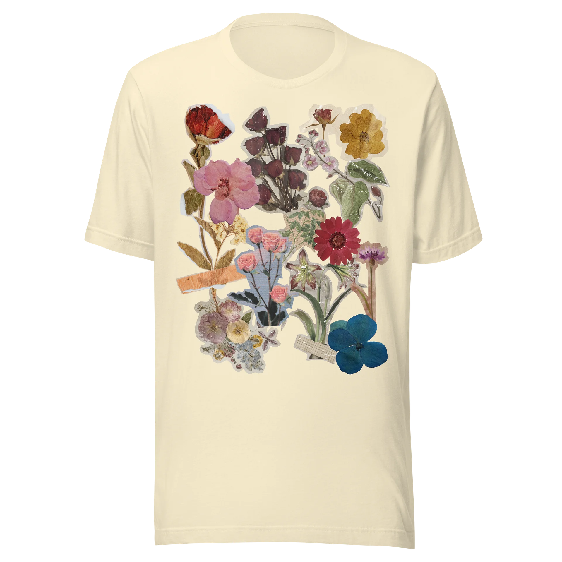 Floral Collage Botanical T-Shirt product artwork