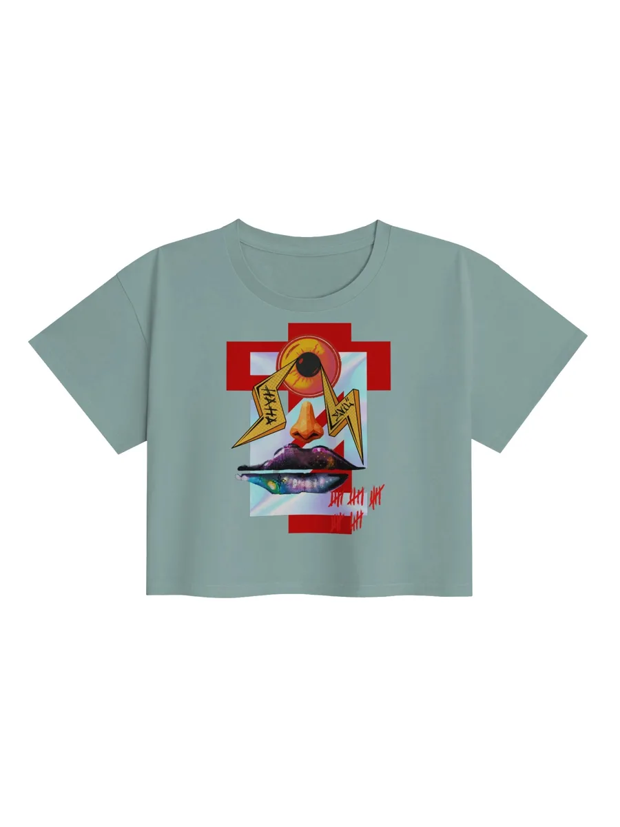 Haha Evil Crop Top product artwork