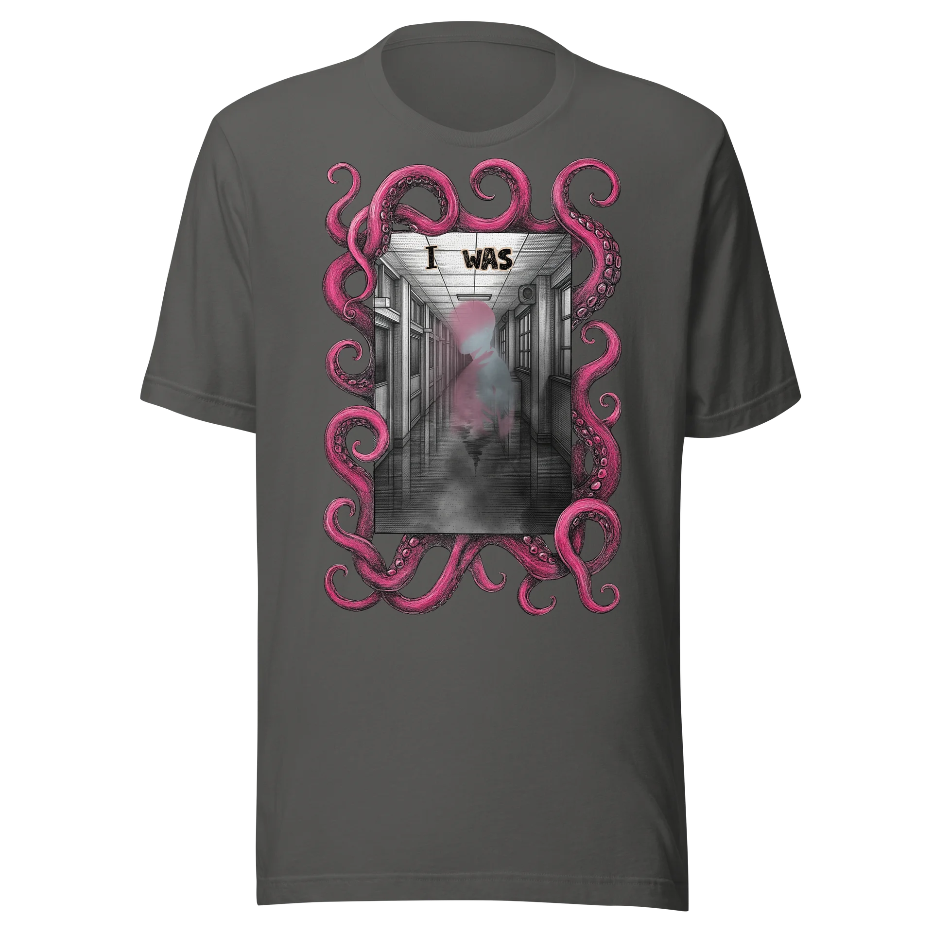 I WAS — Corridor Tee product artwork
