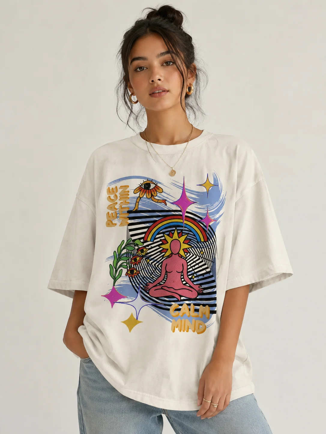 Peace Within Pop Art Tee product artwork