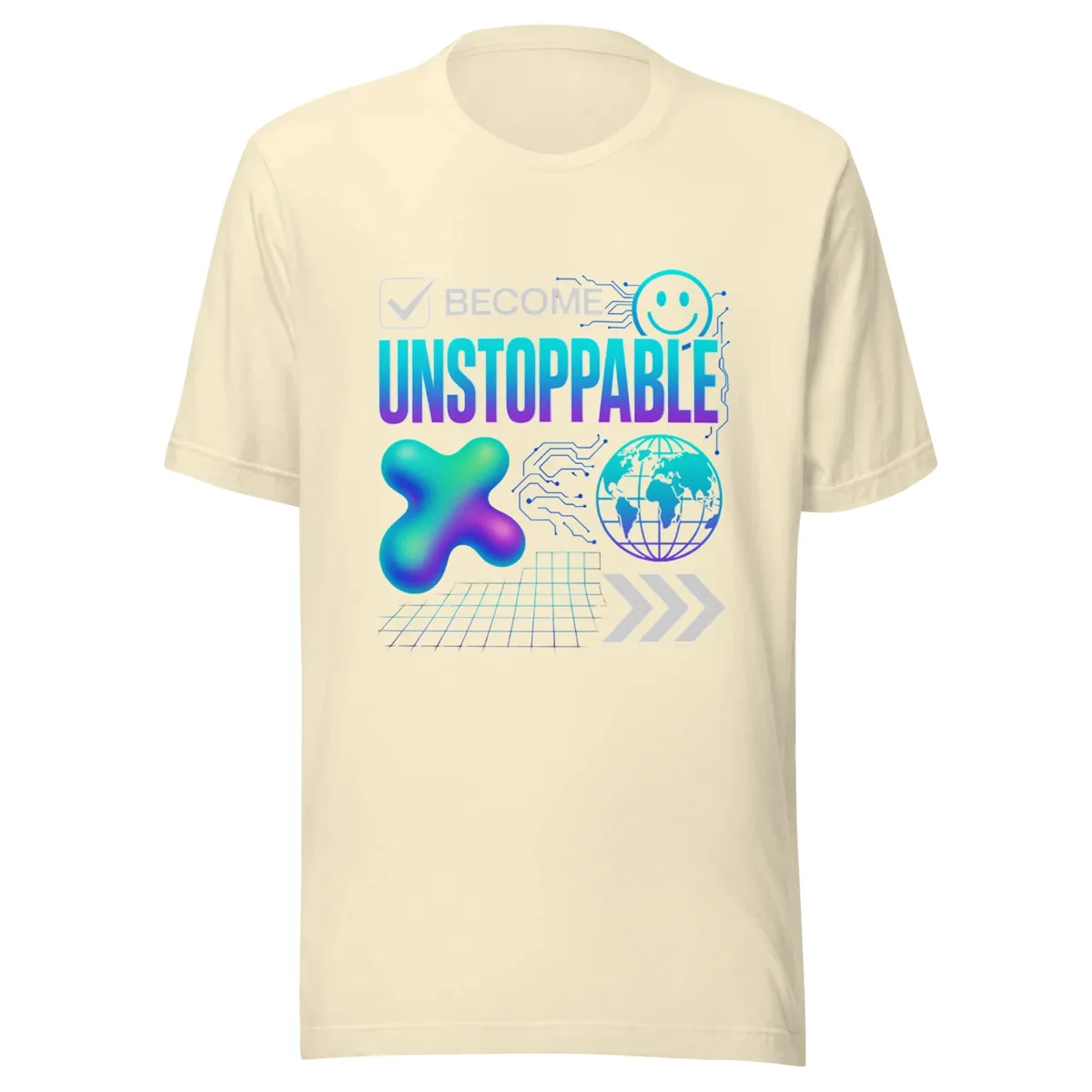 UNSTOPPABLE - Become Unstoppable T-shirt product artwork