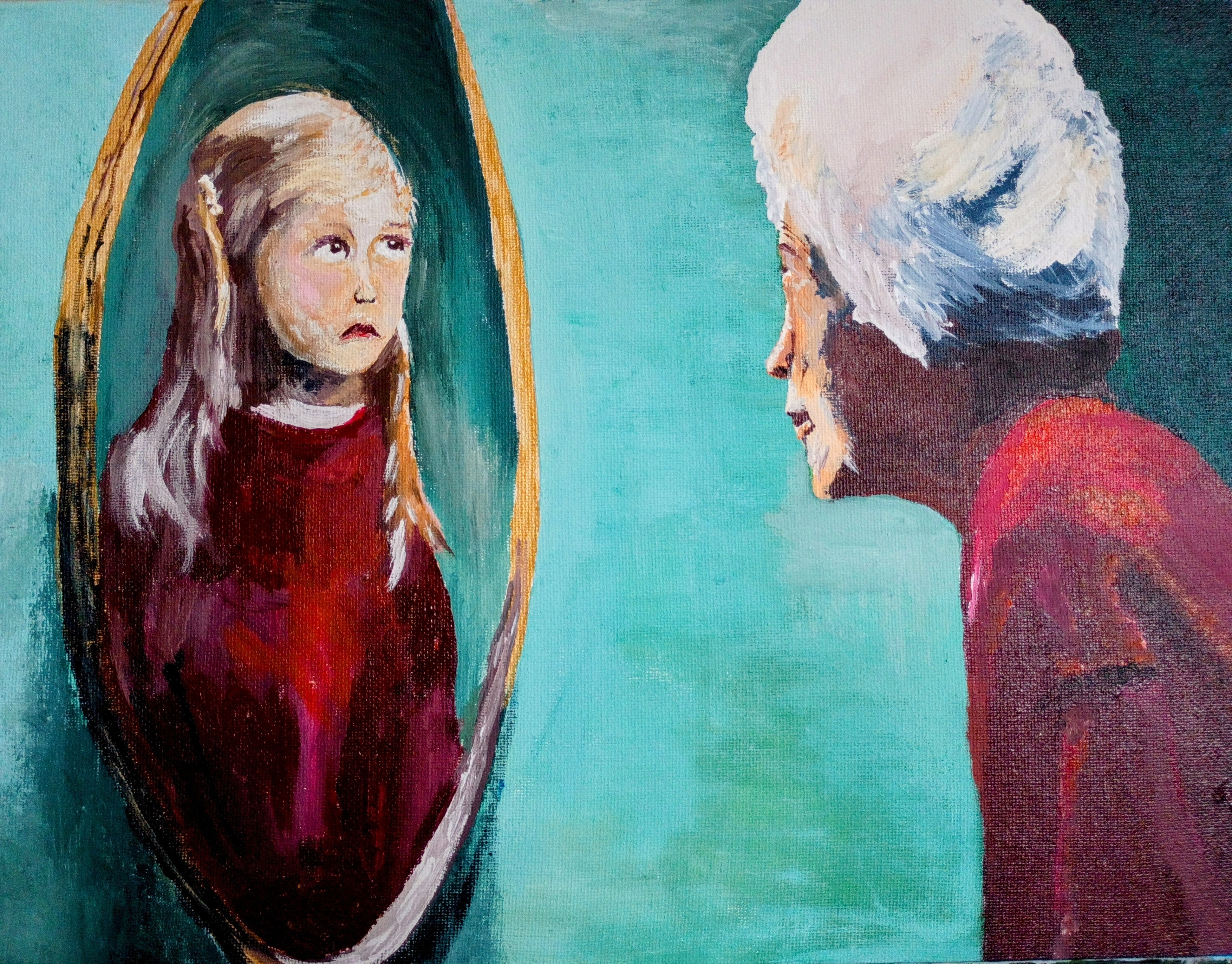 A Sad Reflection painting by Bryan M. Powell