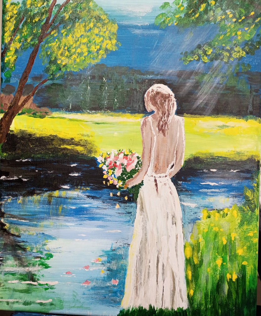 Letting Go painting by Bryan M. Powell