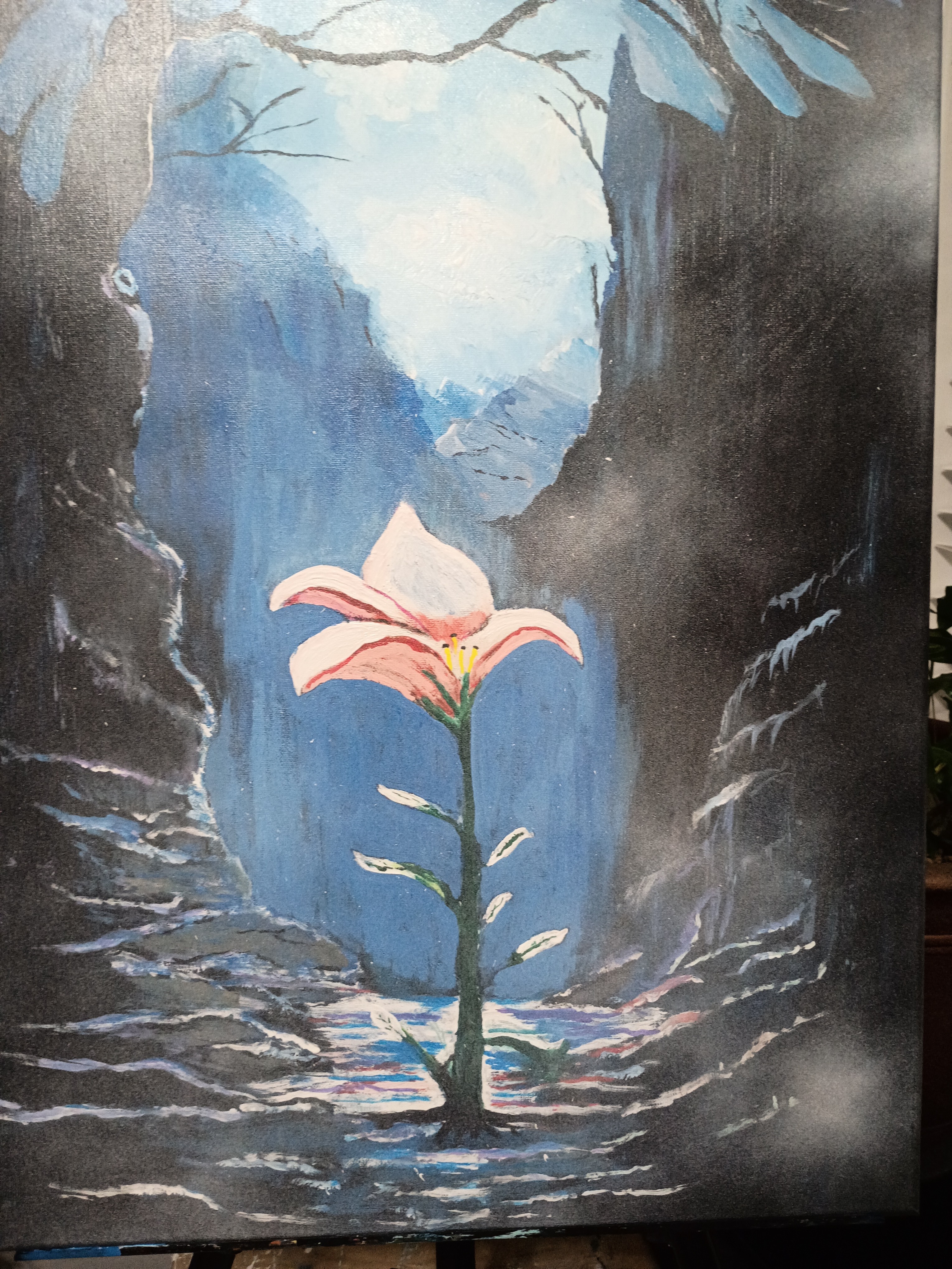 Lily in the Valley painting by Bryan M. Powell