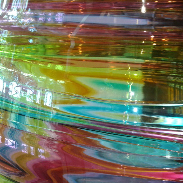 Reflections in Glass painting by Bryan M. Powell