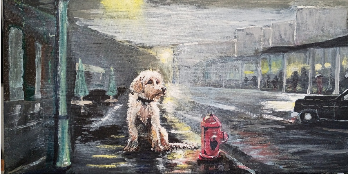 Still Waiting painting by Bryan M. Powell