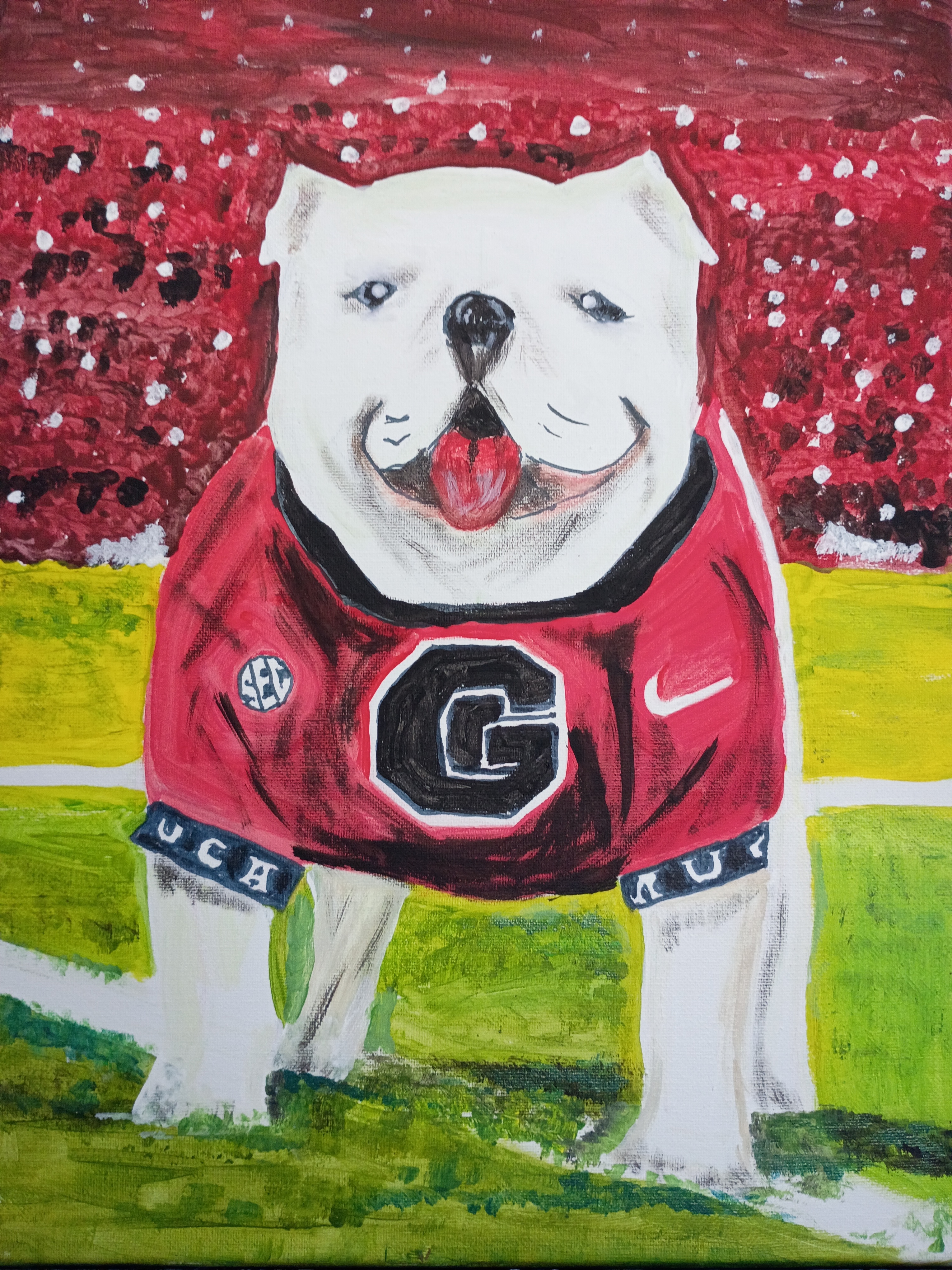 UGA painting by Bryan M. Powell