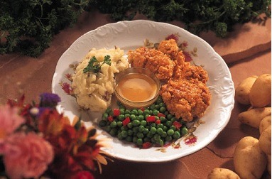 A chicken meal