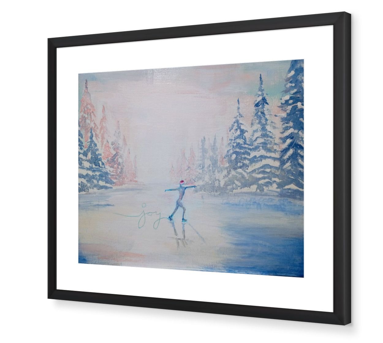 Freedom on Ice painting by Bryan M. Powell
