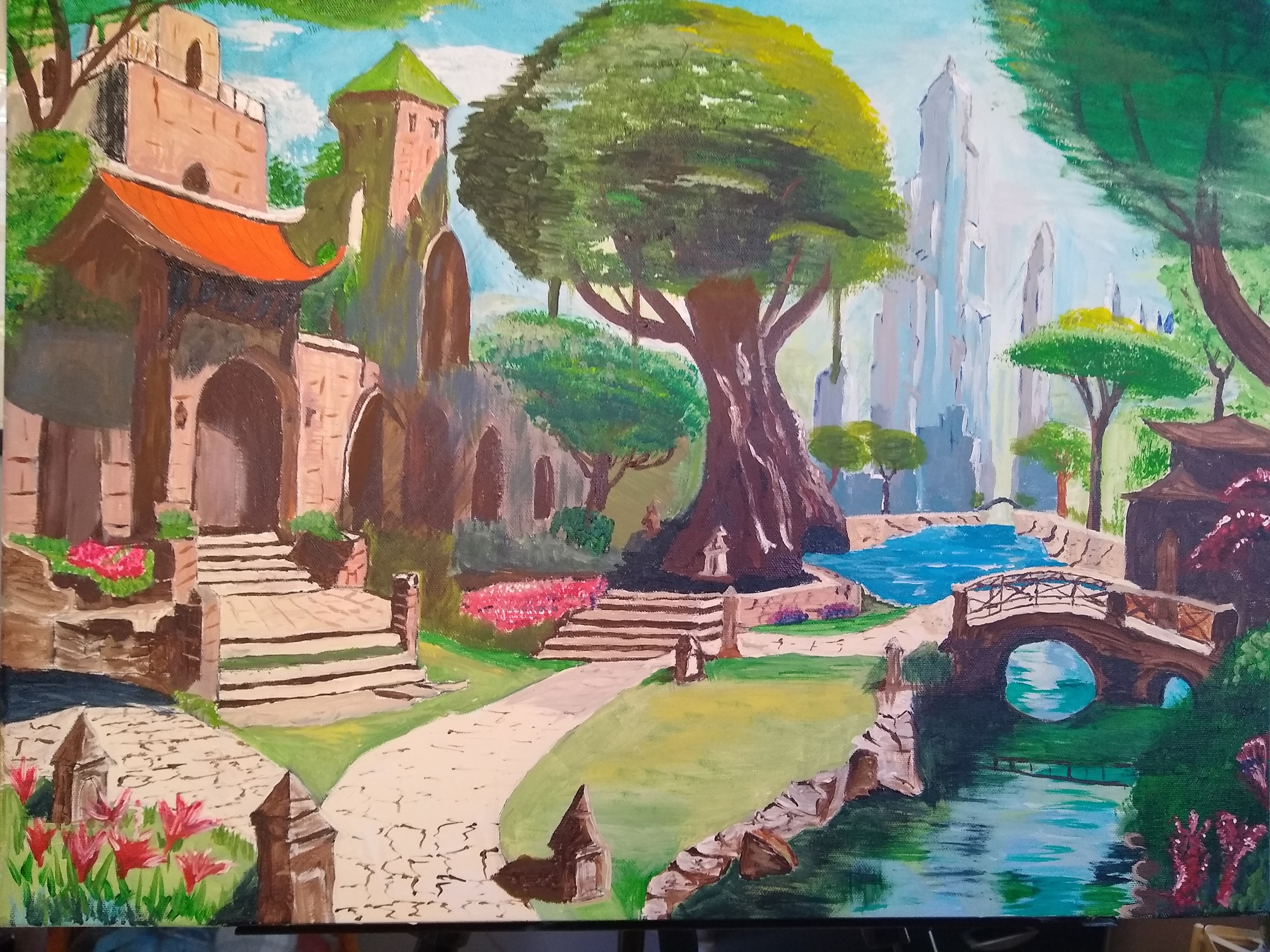 Bryan Powell's Journey to Edenstrae painting