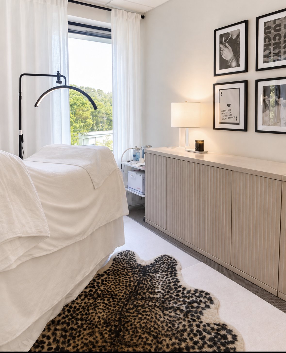 Private treatment room at Amore Beauty Studio