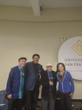 At USF with Aaron, Eugene and Sylvia