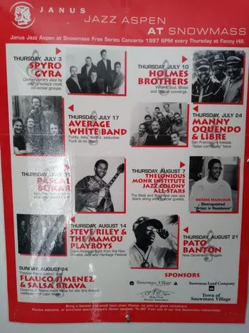 @ JAZZ ASPEN Snow Mass 1997