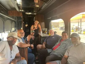 Pascal Bokar AfroBlueGrazz Band on the road