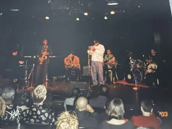 Pascal Bokar performing with the Donald Byrd Septet