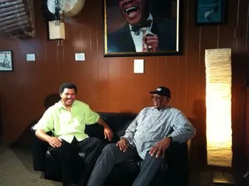 Pascal Bokar with pianist Randy Weston