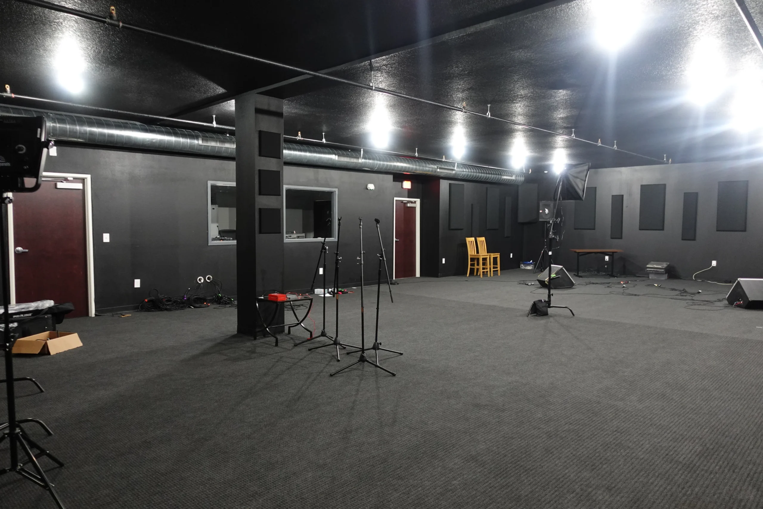 AON Studios interview production setup