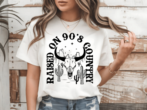 90s country graphic top