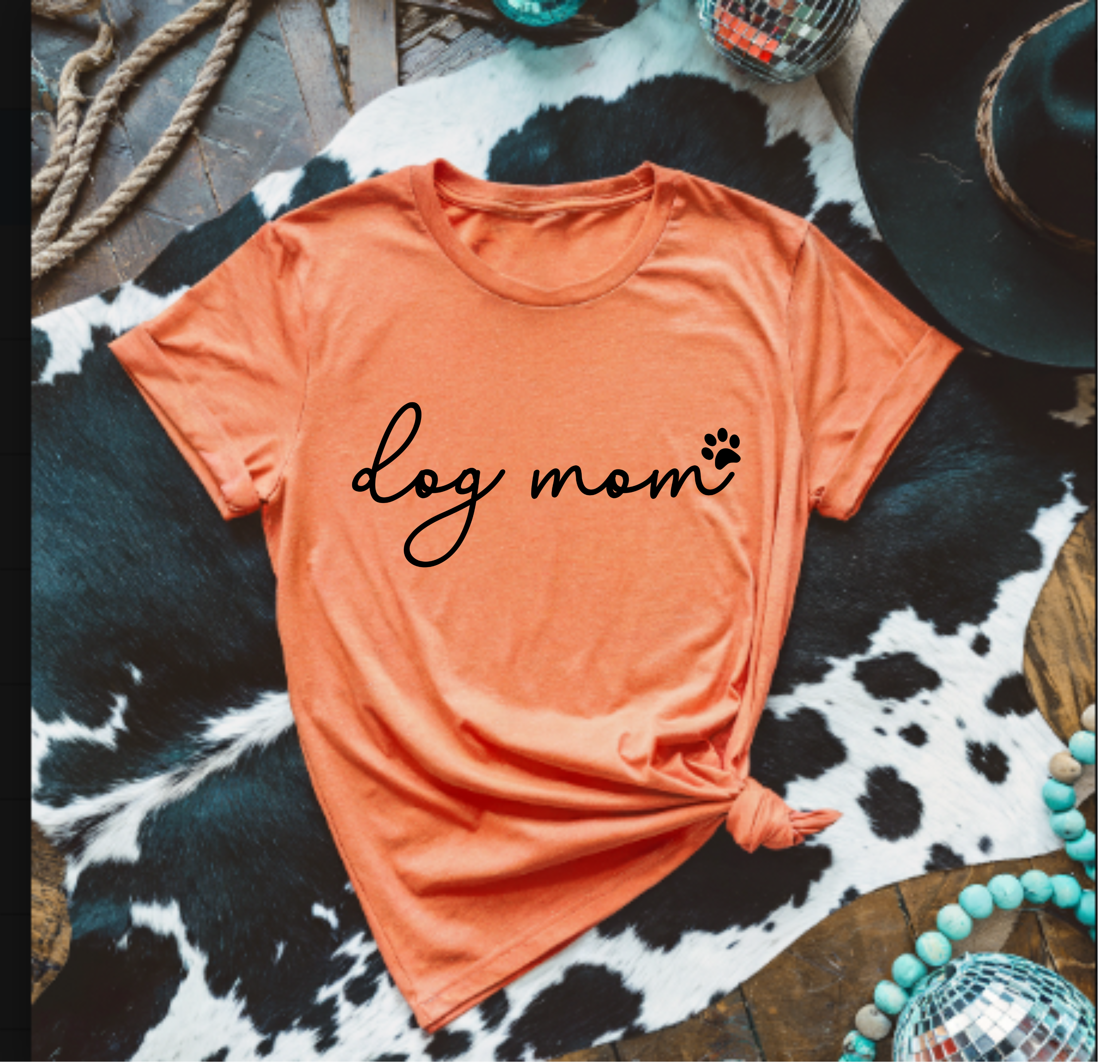 Dog Mom graphic top view 2
