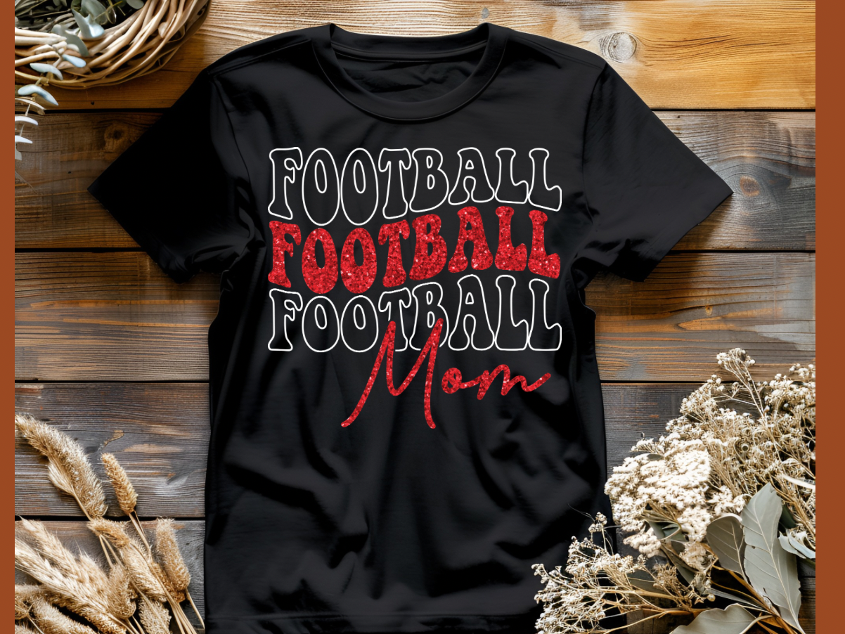 Football mom graphic top