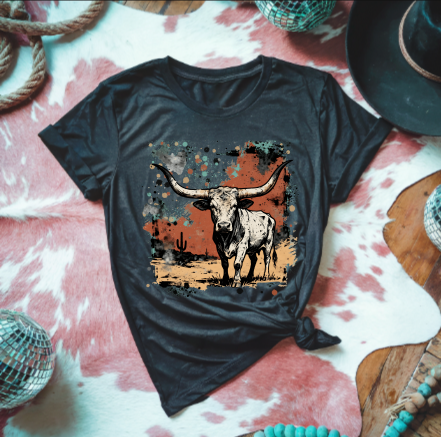 Longhorn graphic tee