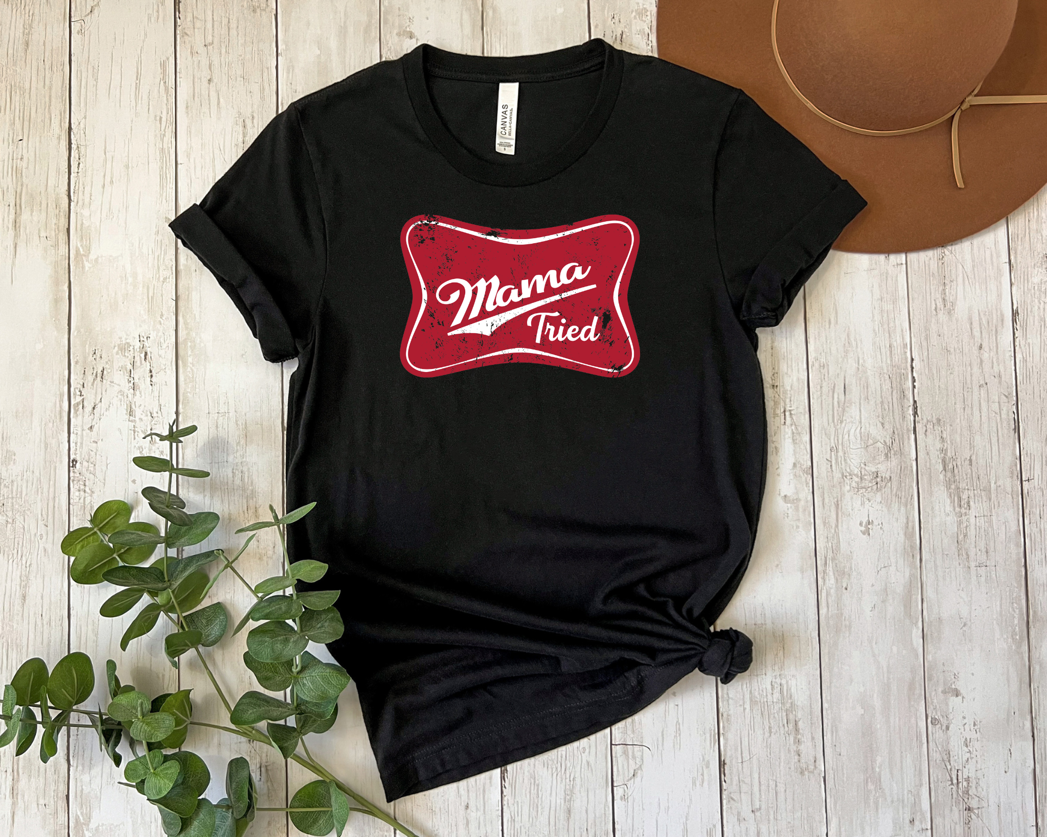 Mama tried graphic top view 2