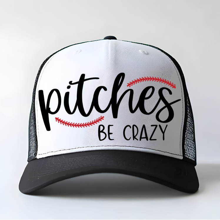 Pitches be crazy trucker hat
