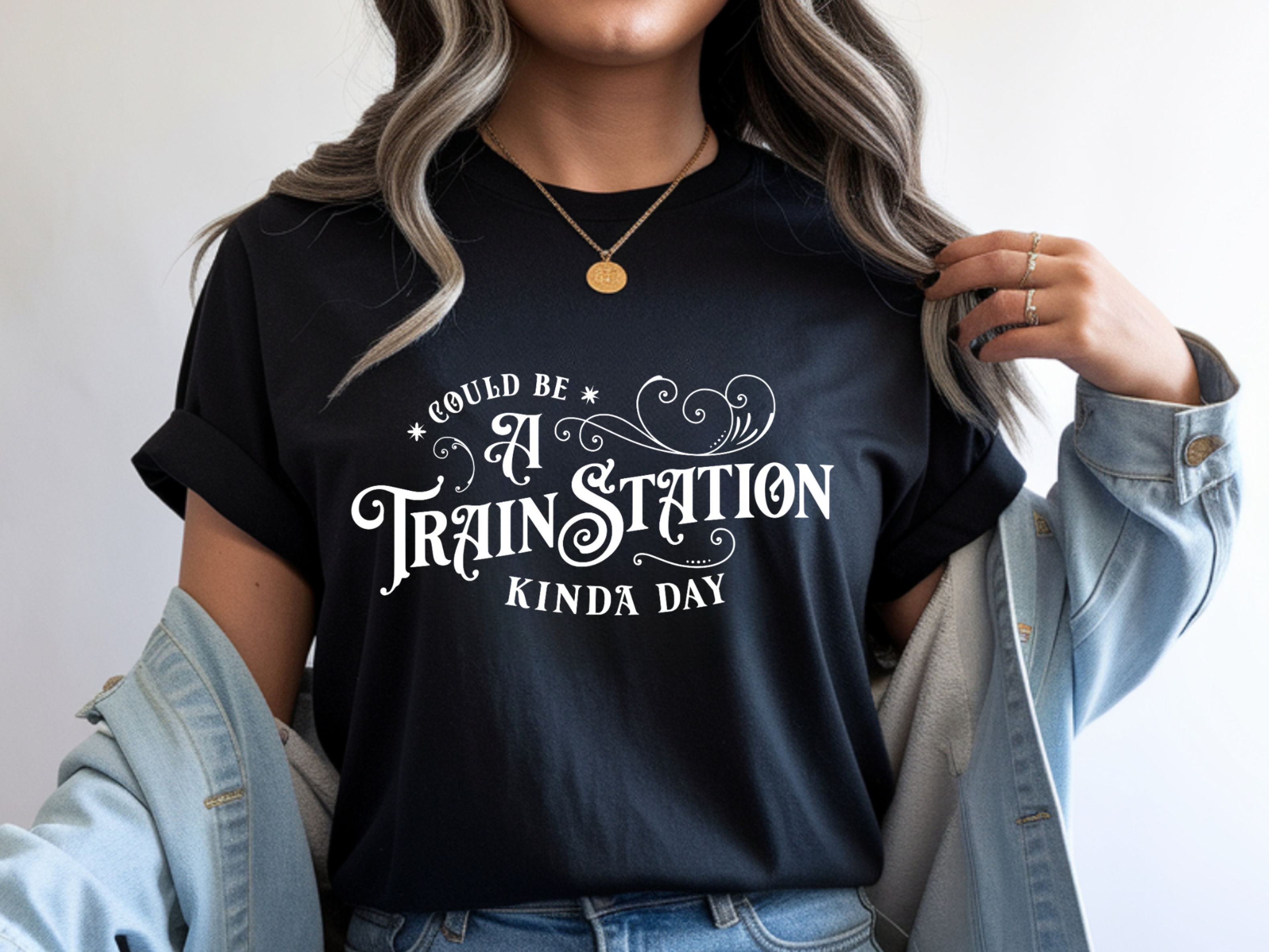 Train Station graphic top