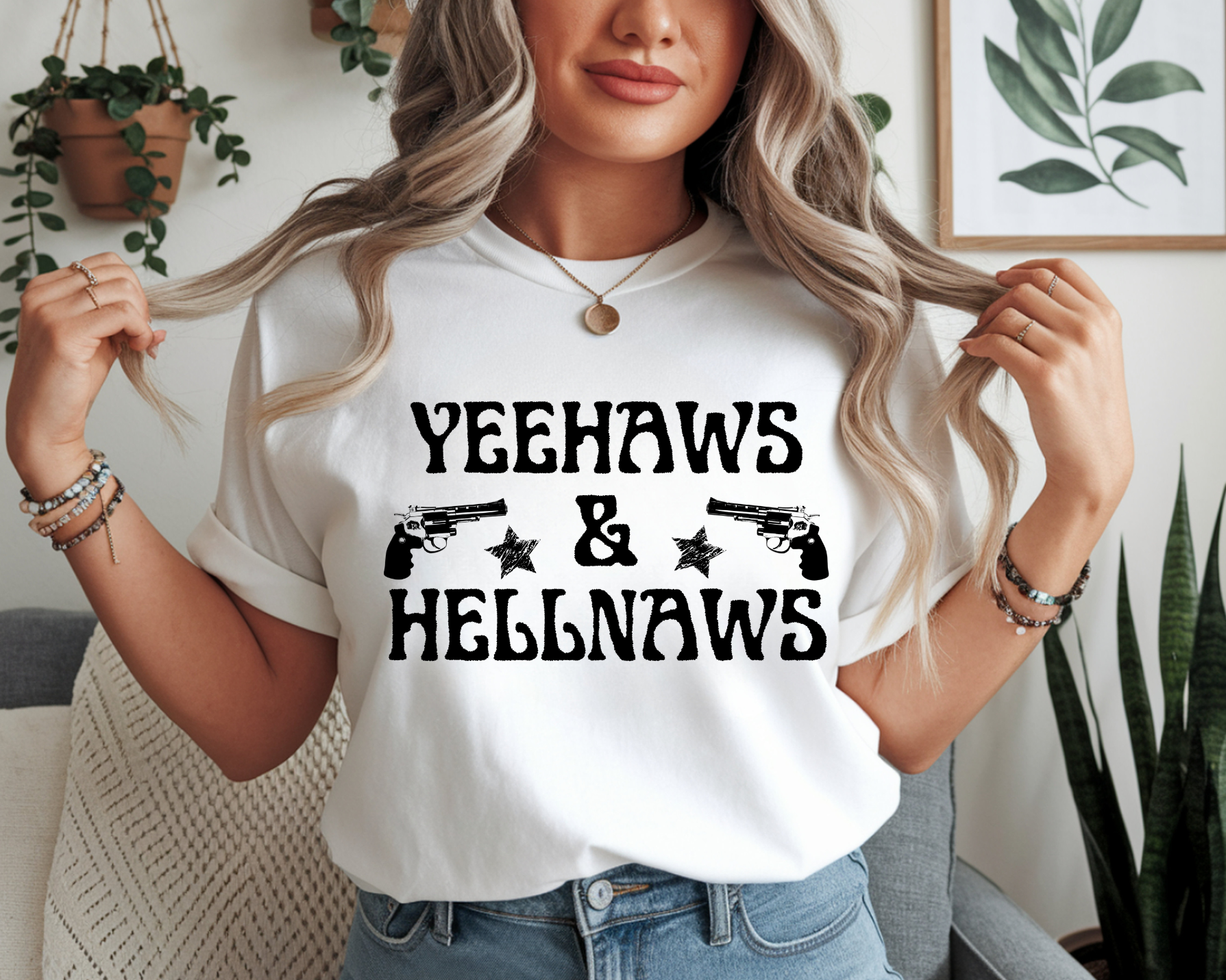Yeehaw Graphic Top