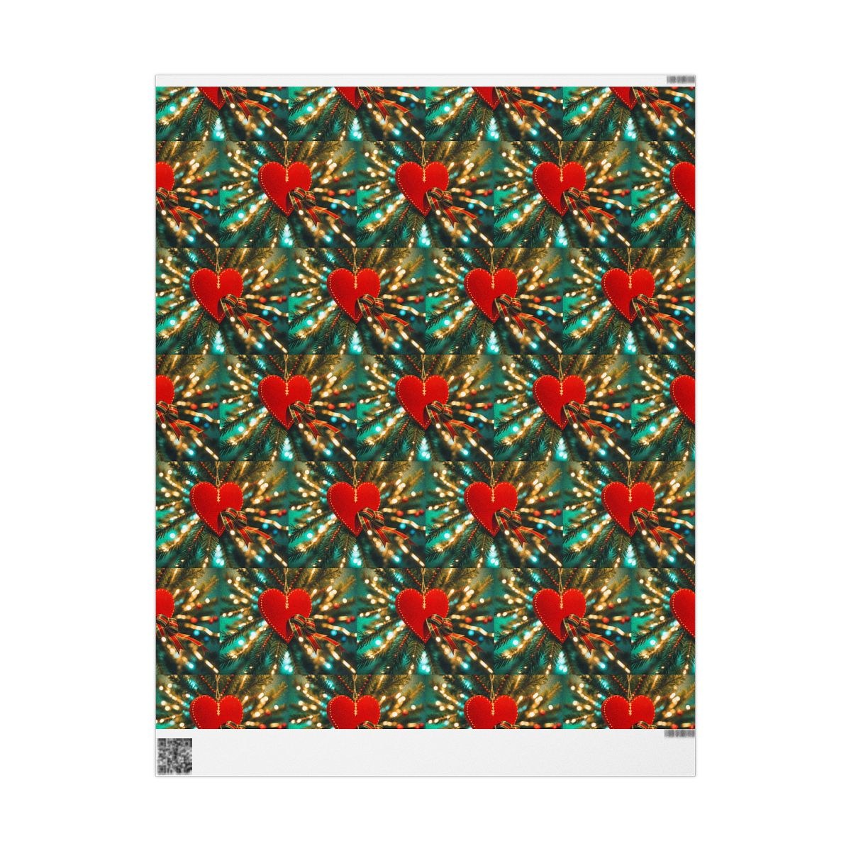 2025 Bleeding Heart Wrapping Paper Roll - Limited Edition Holiday Gift Wrap