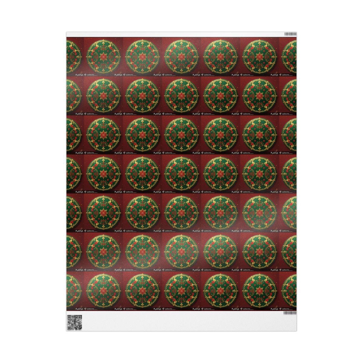 Festive Holiday Wrapping Paper - Merry Christmas Design
