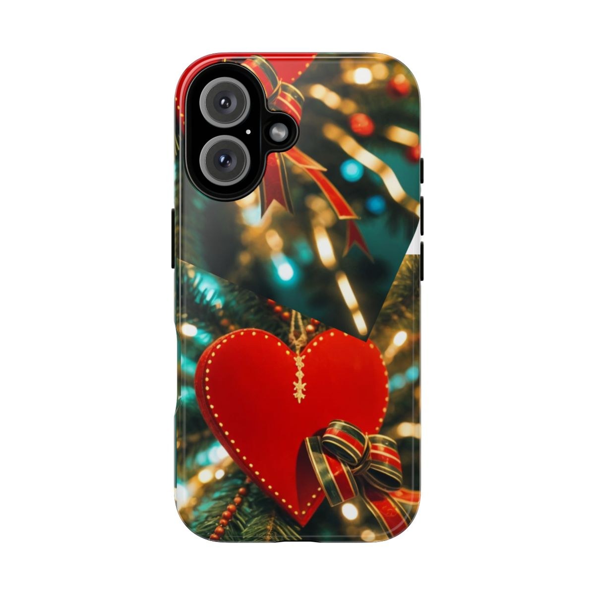 Christmas Bleeding Heart Phone Case - Tough Protection with Holiday Cheer Limited Edition