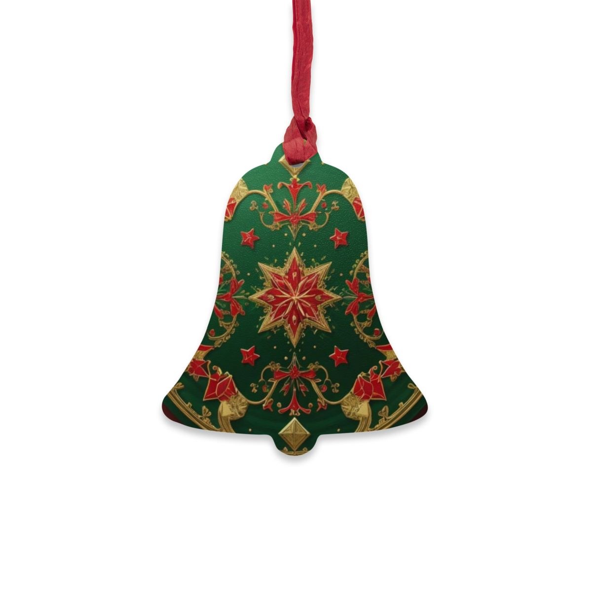 Decorative Wooden Bell Ornaments for Christmas