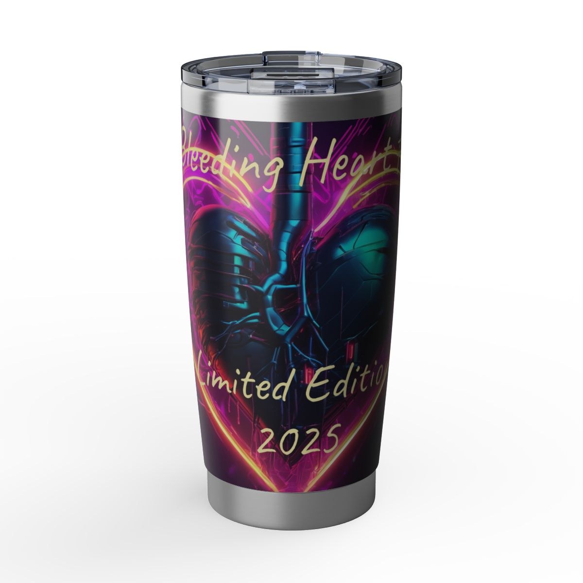 Tumbler 20oz Cyber-Bleeding Heart #009 Limited Edition by Law Rence