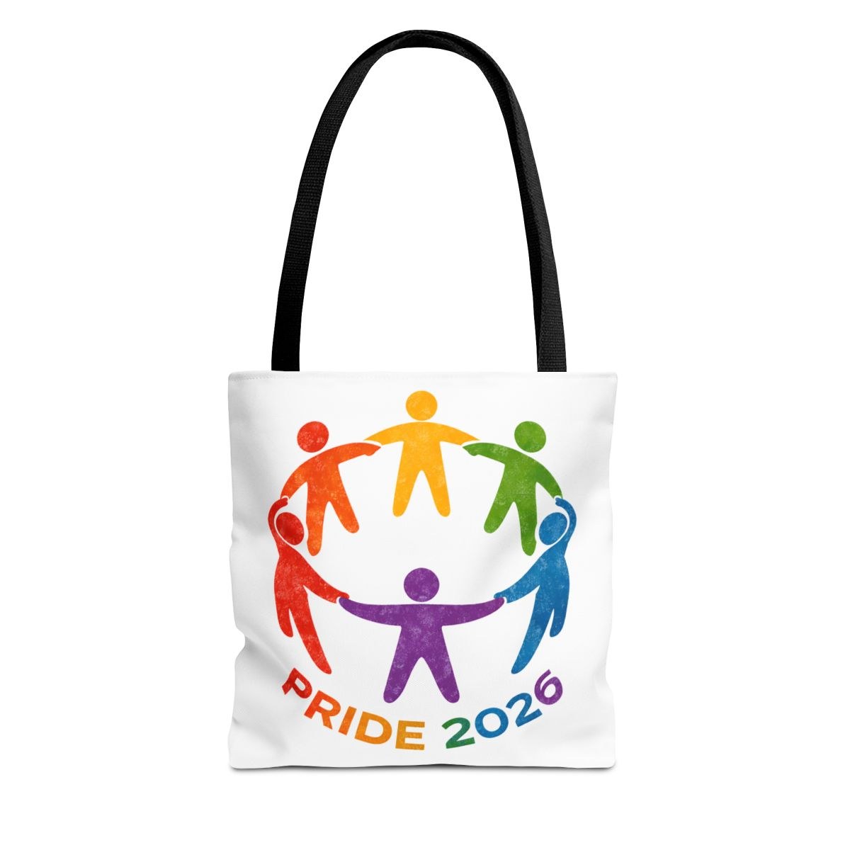 Pride 2026 Rainbow Tote Bag , LGBTQ+ Celebration Reusable Bag