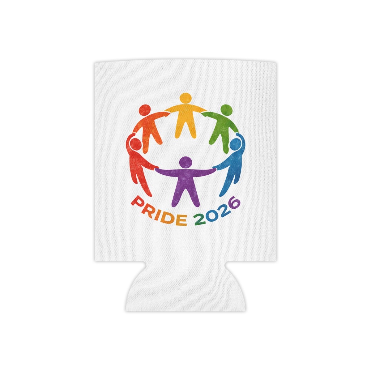 Pride 2026 Can Cooler , Rainbow Community Circle Can Cooler