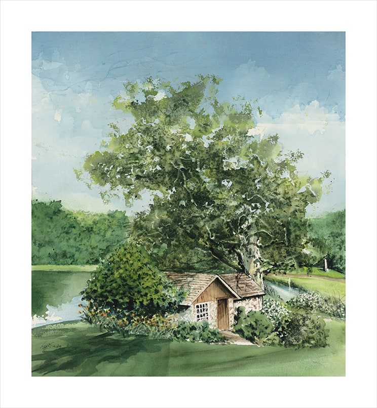 French Creek: The Spring House by Erna Tunno