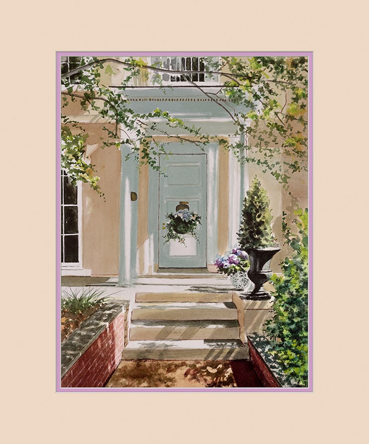 Front Door Production with Mat by Erna Tunno