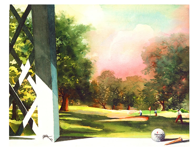 Golf 4 by Erna Tunno