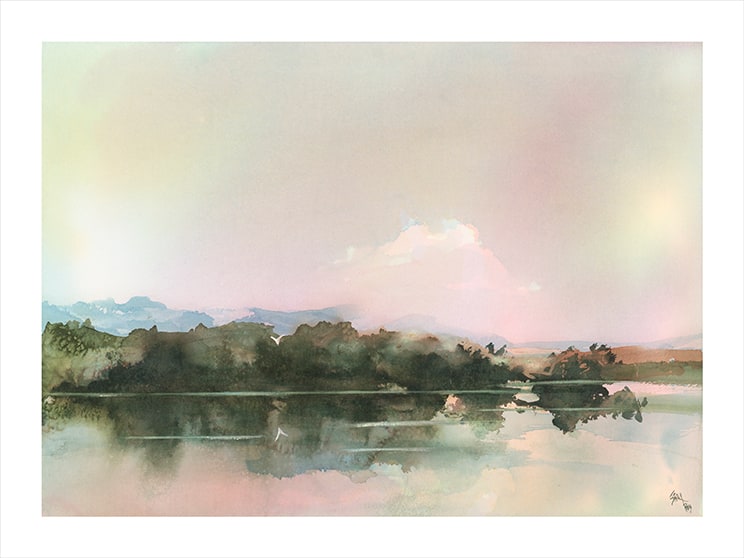 Island in the Susquehanna by Erna Tunno