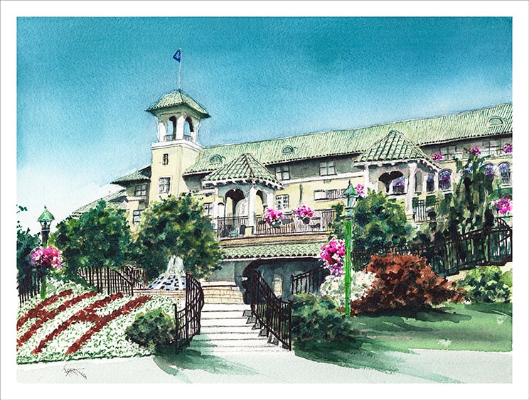 The Hotel Hershey by Erna Tunno